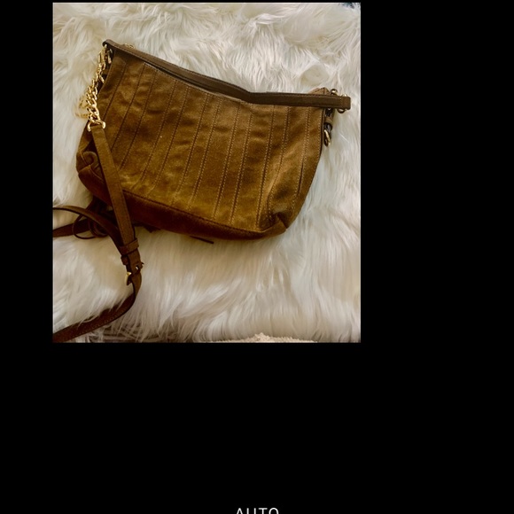 Michael Kors Presley Brown Suede Fringe Tassel Shoulder Bag - Picture 7 of 7